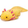 Yellow Axolotl Pillow Decorative Throw Pillow for Bedtime Couch Decor