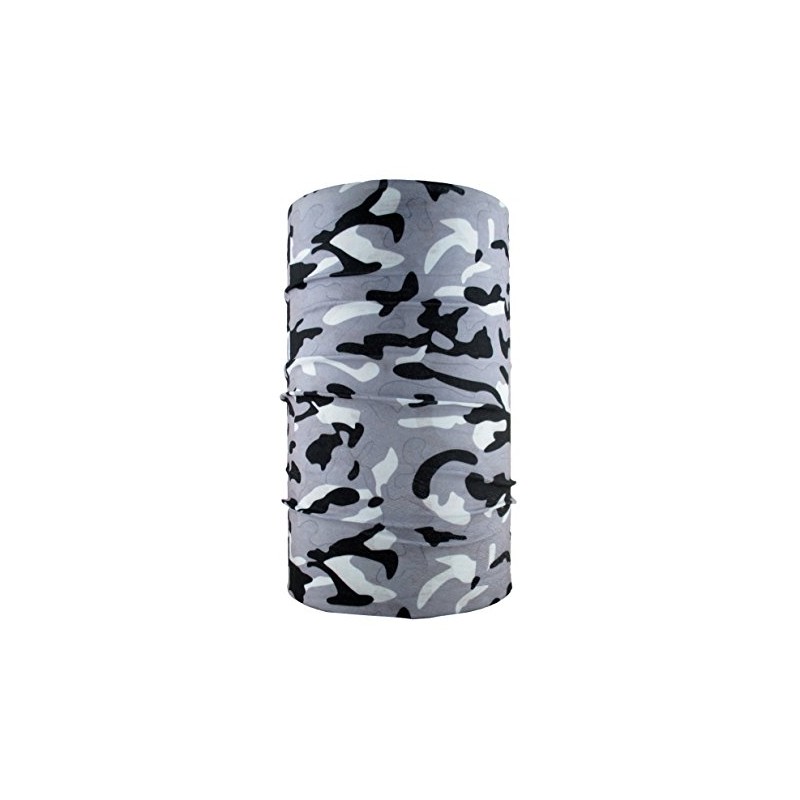 Headloop Multi-Purpose Scarf Camouflage Winter Grey Snood Tube Scarf, Bandana