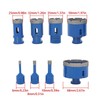 WFLNHB 8 Pcs M14 Threaded Diamond Hole Saw Diamond Drill