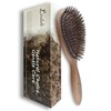 Lindale Walnut Wooden Hair Brush for Hair Growth with Natural