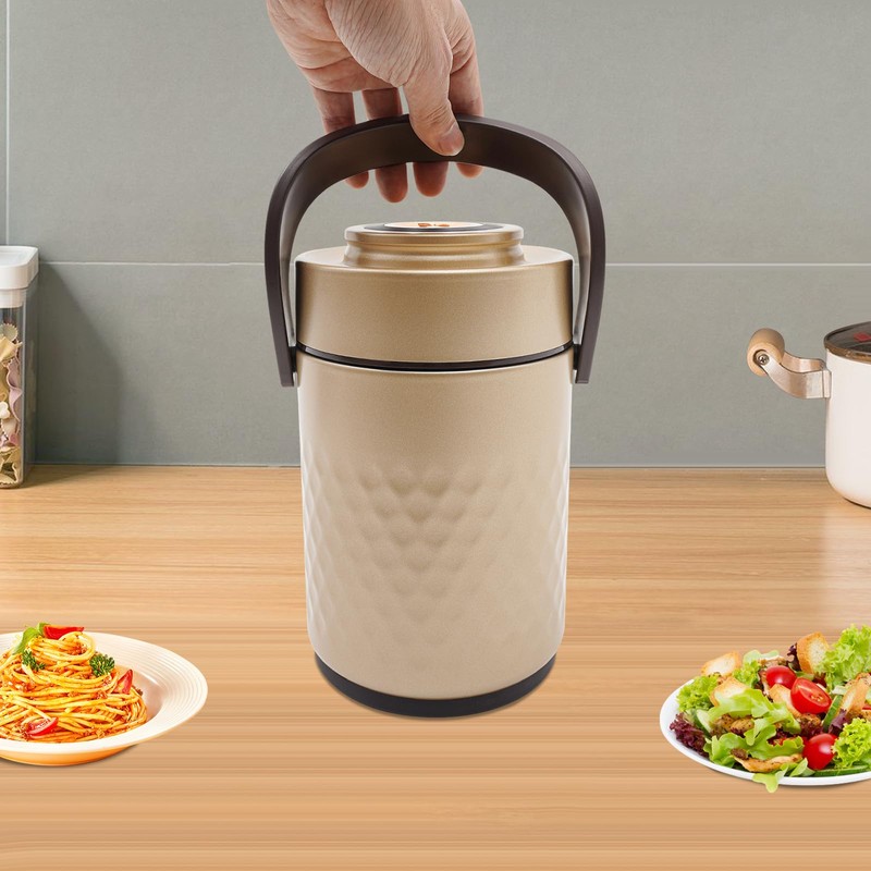CeRaBuRET 3-Tier Sealed Stackable Food Box for Daily Office Meals,