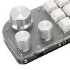One Handed Mechanical Keyboard 15 Keys 3 Knobs with RGB