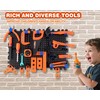 zaddgiuuy zaddgiuuy STEM Kids Tool Set with 13"x19" Pegboard Wall159-Piece
