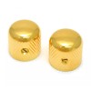 Gotoh (2) Gotoh Standard Gold Dome Guitar/Bass Knobs for 6mm Split Shaft MK-0910-002