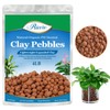 Riare 4 LBS Organic Expanded Clay Pebbles for Plants- 4mm-16mm