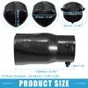 X AUTOHAUX Car Exhaust Tip Heart Shaped Tail Pipe 2.48Inch