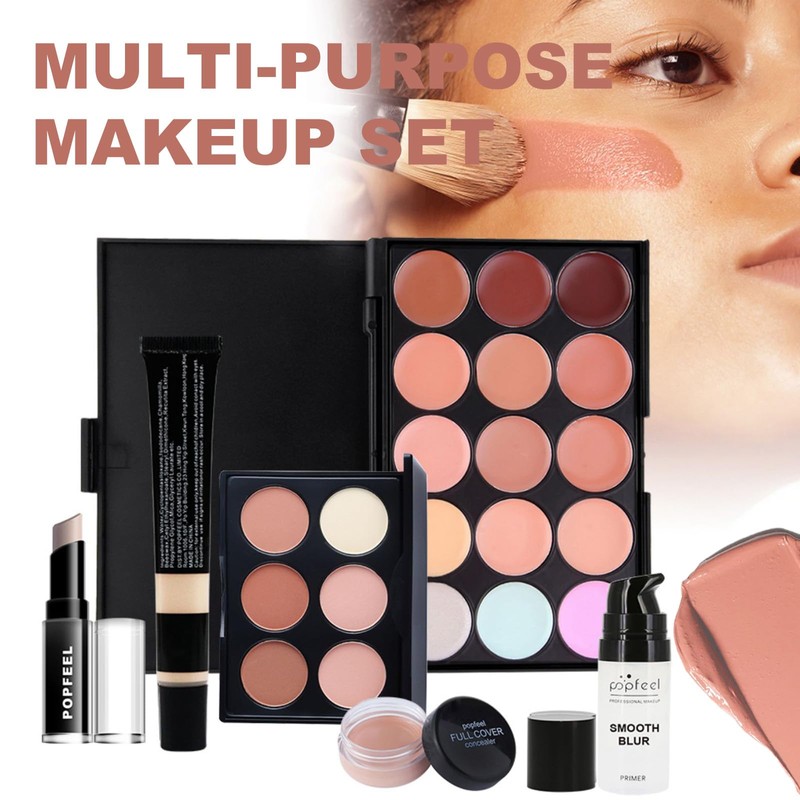 JasCherry BOX04A 24-Piece Make Up Set, Complete Makeup Set for