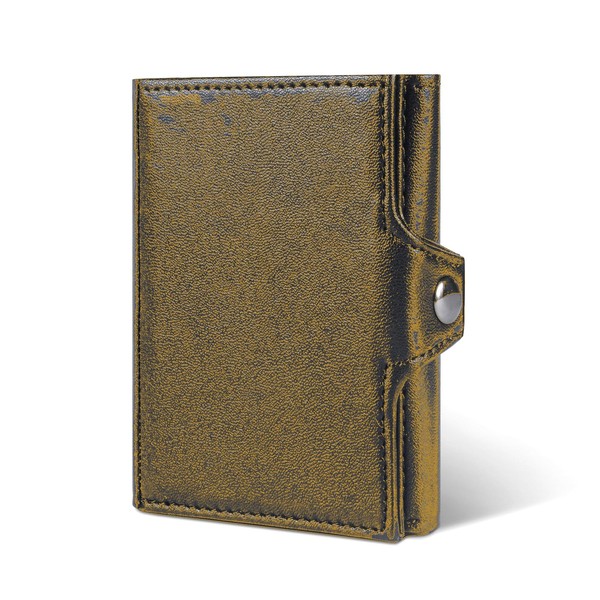 Ewyane mini Smart Geldbörse mit Münzfach - Braun