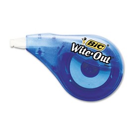 Bic Corporation Products - Correction Tape, 1/5quot;x39.4, Single Line, White - Sold as 1 EA - Wite-Out Correction Tape is fast, clean and easy to use. Single line goes on dry. Corrects mistakes instantly with no drying time. Covers photocopies, faxes, i