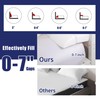 HOMBYS Wedge Pillow Headboard for Bed Gap,Foldable Bed Wedge Gap