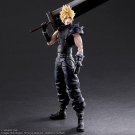 Final Fantasy VII Reverse Play Arts Kai Cloud Strife, PVC Pre-painted Action Figure