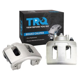TRQ Front Brake Caliper Set Compatible with 1990-2001 Jeep Cherokee 1990-1992 Comanche 1993-1998 Grand Cherokee 1993 Grand Wagoneer 1990 Wagoneer 1990-2006 Wrangler