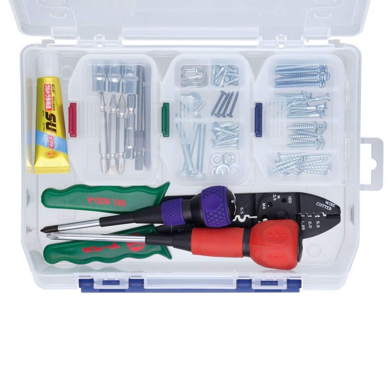 MEIHO D-1200J Deep Case, Clear