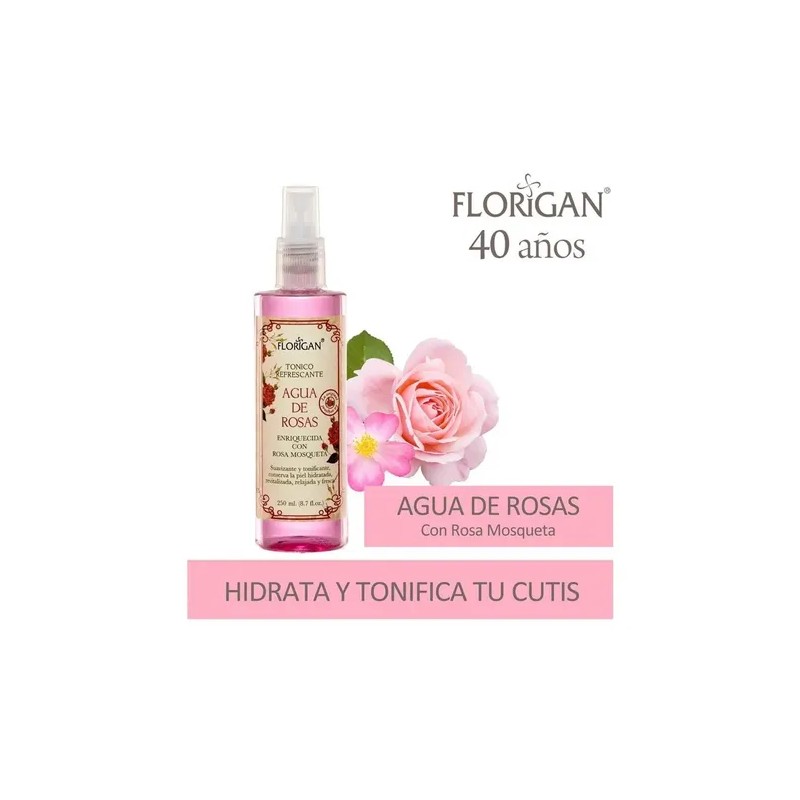 Tonico Refrescande Agua De Rosas