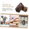 Healeved 4pcs Leopard Travel Cosmetic Bag Large Capacity Makeup Pouch