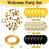 Navy Blue Silver Welcome Home We Missed You Decoration Kit