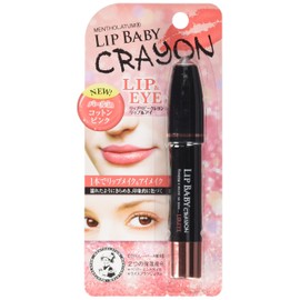 Mentholatum rippubebi-kureyon Lip & Eye Cotton Pink G