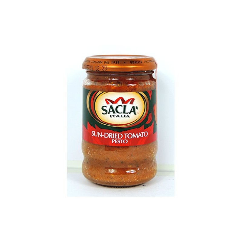 Sacla -Sun-Dried Tomato Pesto - 190g (Pack of 6)