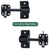 Self-Locking Gate Latch, Heavy Duty Gravity Fence Latch for Wooden