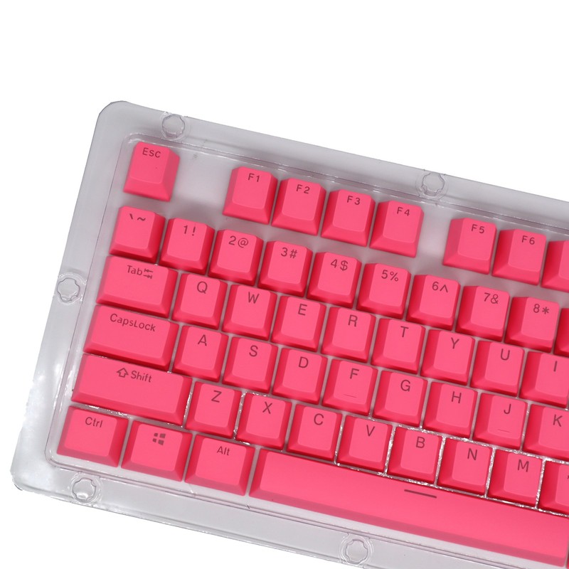 PBT Keycaps Ergonomic Design Oil Resistant Colorful 108 Key Video