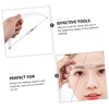 SAFIGLE 1set Eyebrow Measuring Rulers Beauty Tool for Shape Positioning