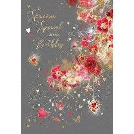 Cherry Orchard Someone Special Birthday Card from the Gorgeous Grace Range complete with Gold Envelope and Gold Foil Detailing …