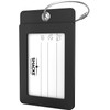 Etiqueta de equipaje plegable con lazo de acero inoxidable -