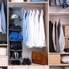 iGadgitz Home U7150 Fabric Hanging Wardrobe Shelves (5 Shelf), Collapsible
