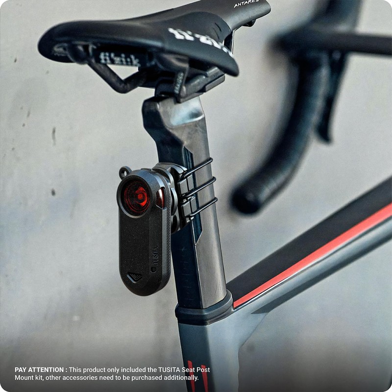 TUSITA Bicycle Mount Compatible with AirTag - Round, D-shaped, Aero