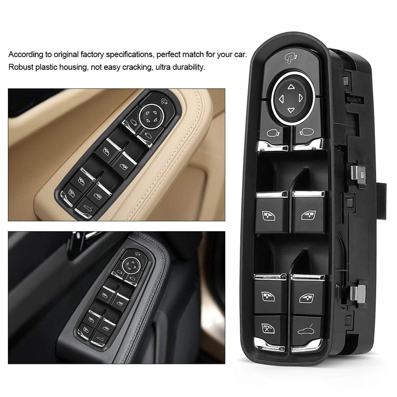 KIMISS Power Window Master Switch, Front Left Window Switch for