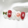 [Handmade Nail Tips] Merry Mary Nail Tips - Long Oval