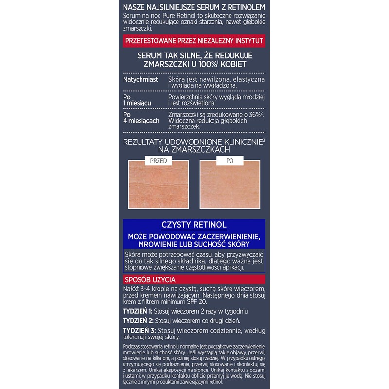 L'Oreal Paris Pure Retinol Deep Wrinkle Serum Night 30 ml