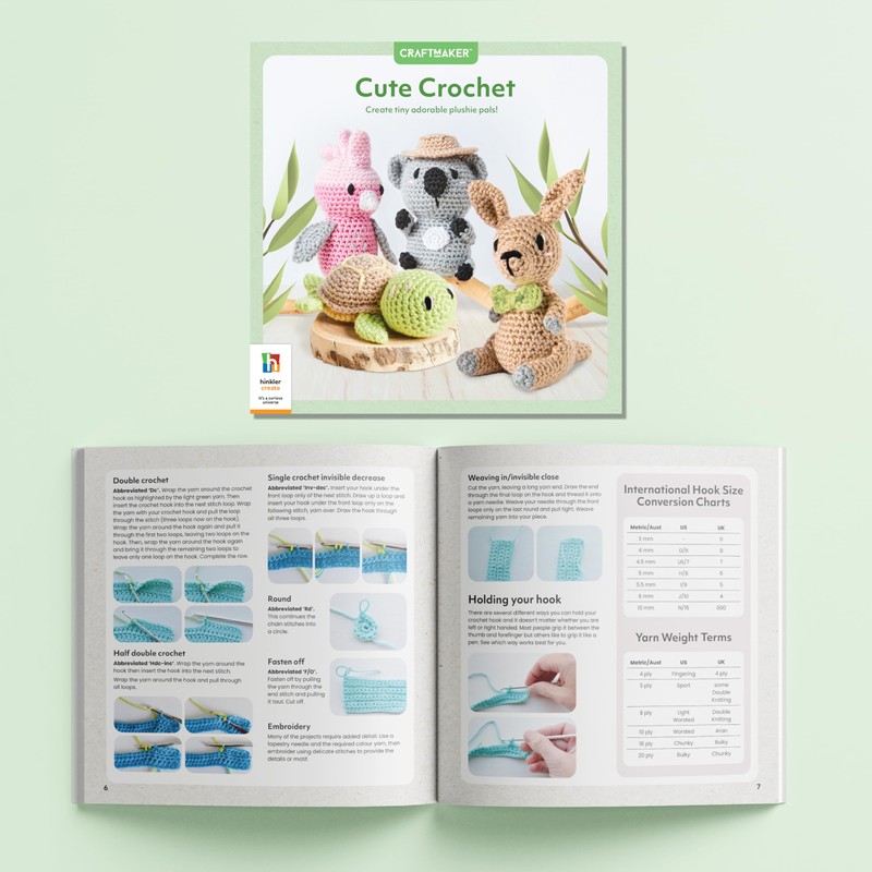 Craft Maker Cute Crochet Kit - DIY Crochet Projects for
