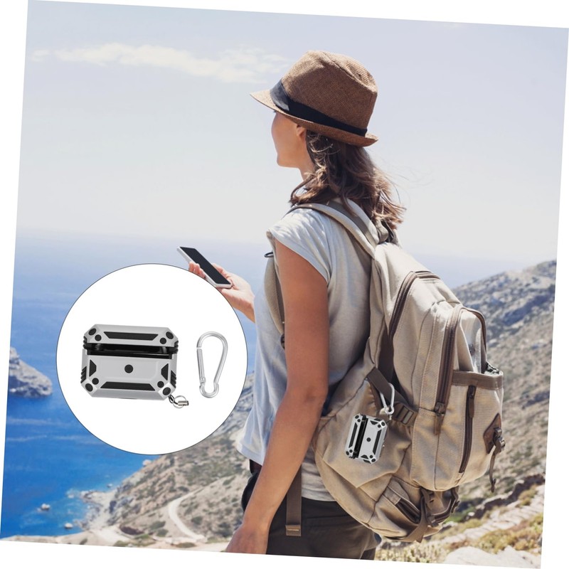 KOMBIUDA Wireless Earphone Protective Case Shockproof Cover for Stylish Design