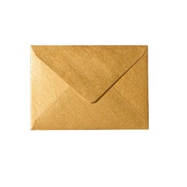 Paper24 Mini Envelopes DIN C8 57 x 81 mm for Bouquets, Money Gifts or Advent Calendar 25 Envelopes Gold