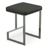 Carolina Classics Kafka 24" Faux Leather Counter Stool in Black