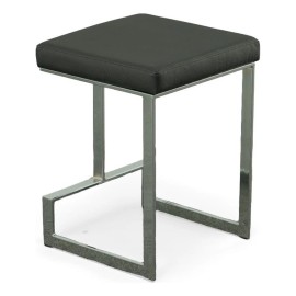 Carolina Classics Kafka 24" Faux Leather Counter Stool in Black
