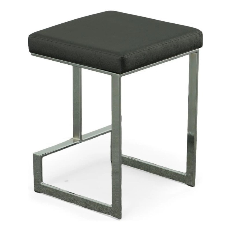 Carolina Classics Kafka 24" Faux Leather Counter Stool in Black