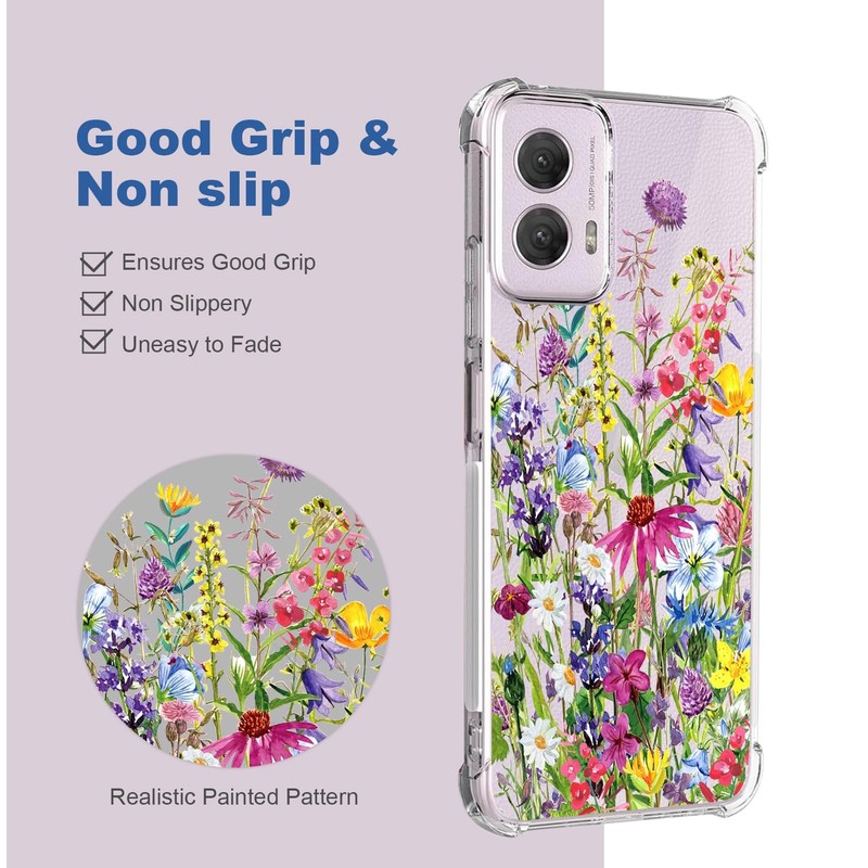 Solanaluna Design for Moto G Power 2024 Case: Clear with