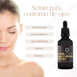 JYE Serum altamente Hidratante para Contorno de Ojos, Set de 3 Botellas de 50ml todo tipo de piel, ligero absorción inmediata