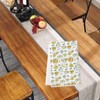 WCGXKO Cheese Themed Kitchen Towel (Cartoon Pattern, Cotton, 23"L x