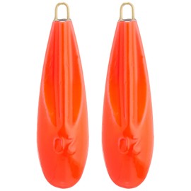 フジワラ(FUJIWARA) カラーシンカー 弾丸 20号 蛍光