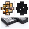 QUTREY 2 Pack 10 Opening 4x6 Black Collage Picture Frames