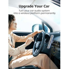 ZOACHII Bluetooth 5.4 Car Aux Adapter, Handsfree Calls, Wireless Music Streaming for Car Home Stereo Speakers Audio System