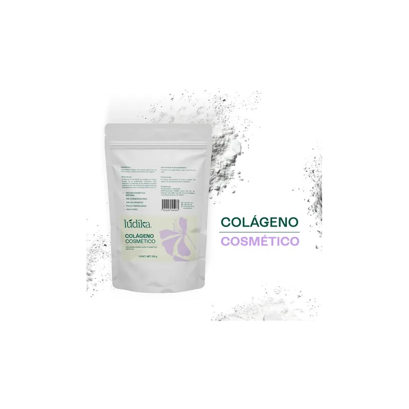 Biopeptido Colageno Cosmetico Puro Uso Facial Y Capilar 50g