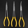 3 Pcs Mechanical Pliers 11in Long 45° 90° Bending Tip