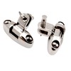 Pair of Stainless Steel 316 Boat Swivel Deck Hinge withQuick