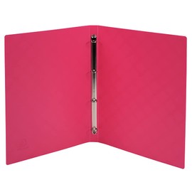 Exacompta - Ref. 51620E - Soft PP embossed binder 1928 - 4 round rings diameter 15 mm - Spine 20 mm - External dimensions: 32 x 25 cm - Format to file A4 - 4 random colors