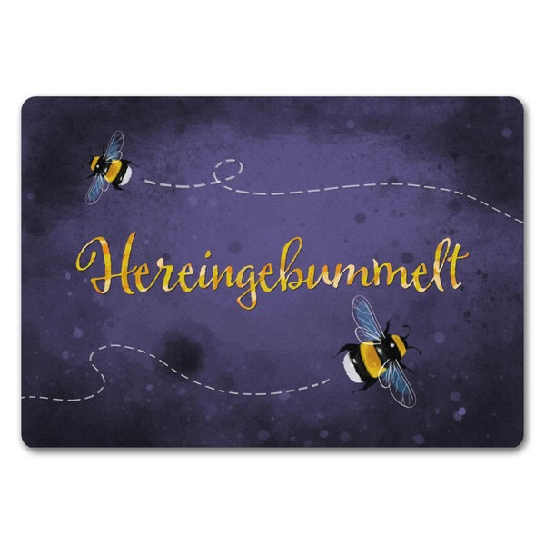 speecheese Hereingebummelt Hummel Doormat in 35 x 50 cm without