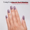 Esmalte De Uñas En Gel Gris Y Morado De 10